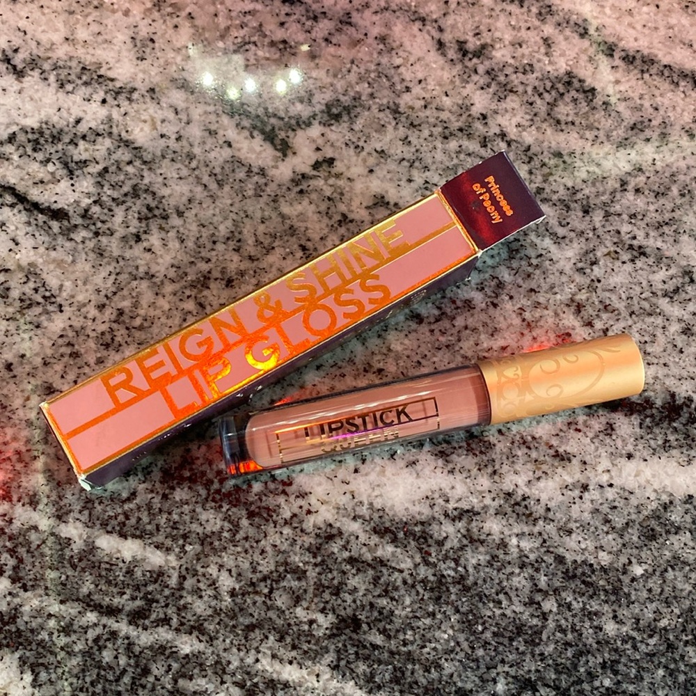 Lipstick Queen Reign & Shine lip gloss full size in shade princess of peony NIB!